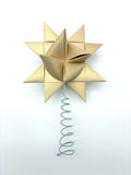 Light Gold Tree Topper~ Froebel Paper Star