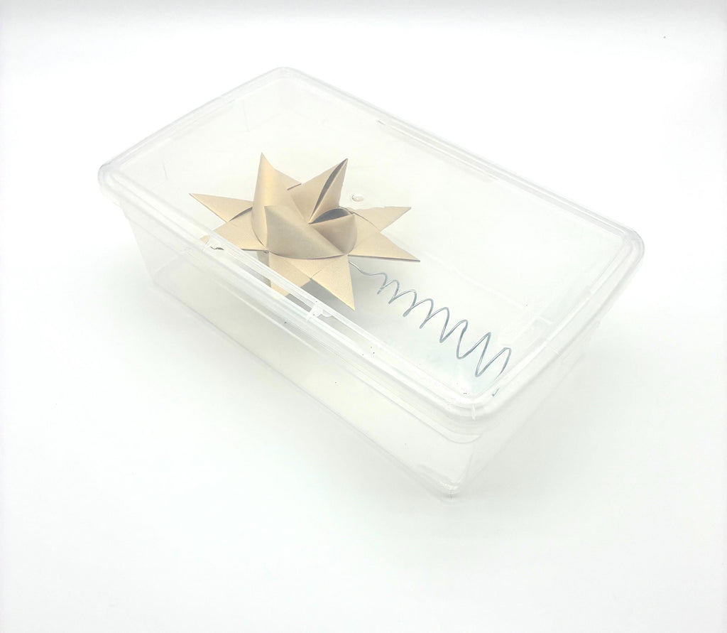 Light Gold Tree Topper~ Froebel Paper Star