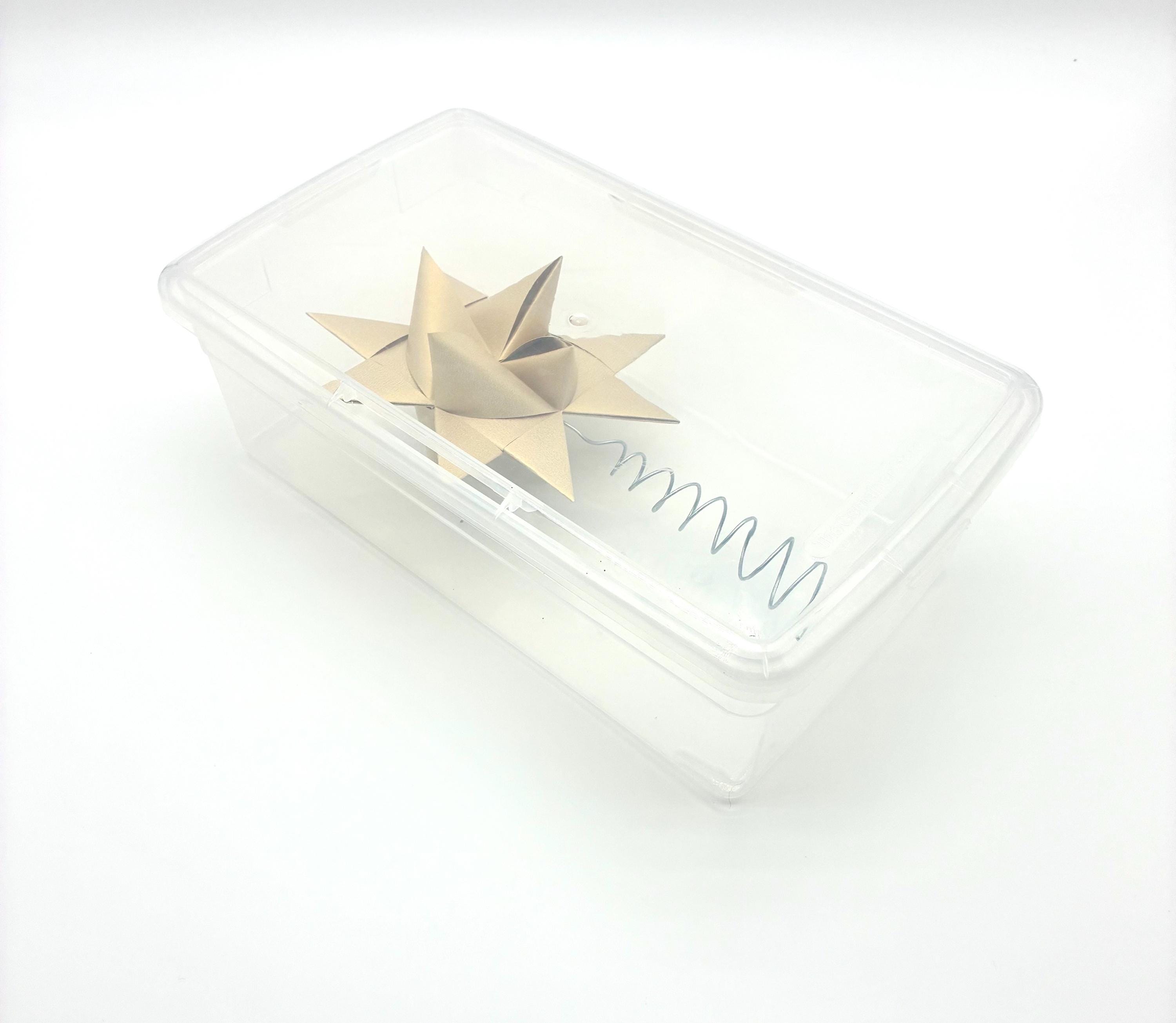 Light Gold Tree Topper~ Froebel Paper Star