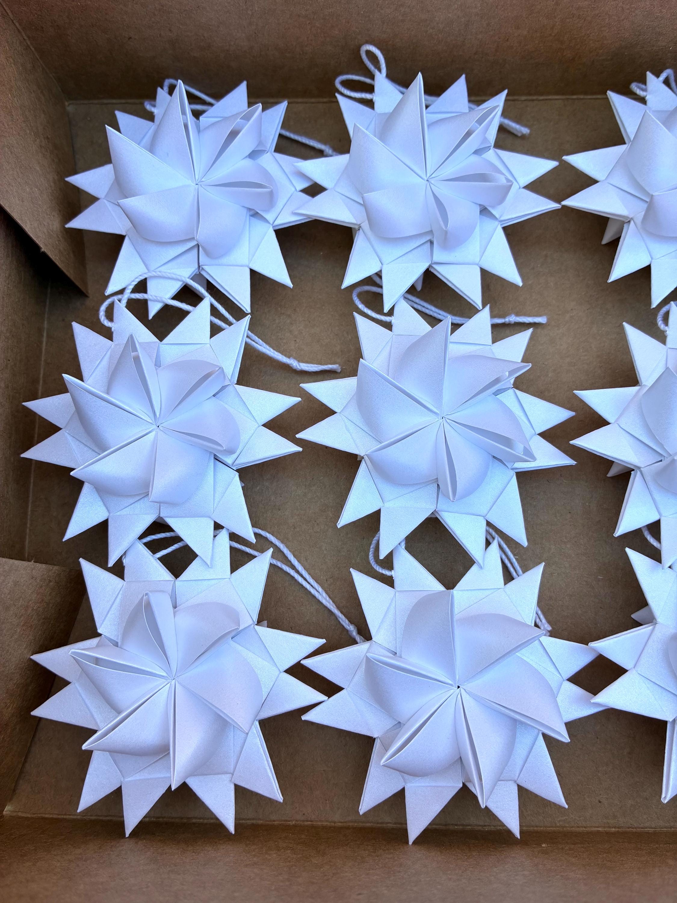 Moravian Paper Star Ornaments ~You Choose Color (2.5 inch)