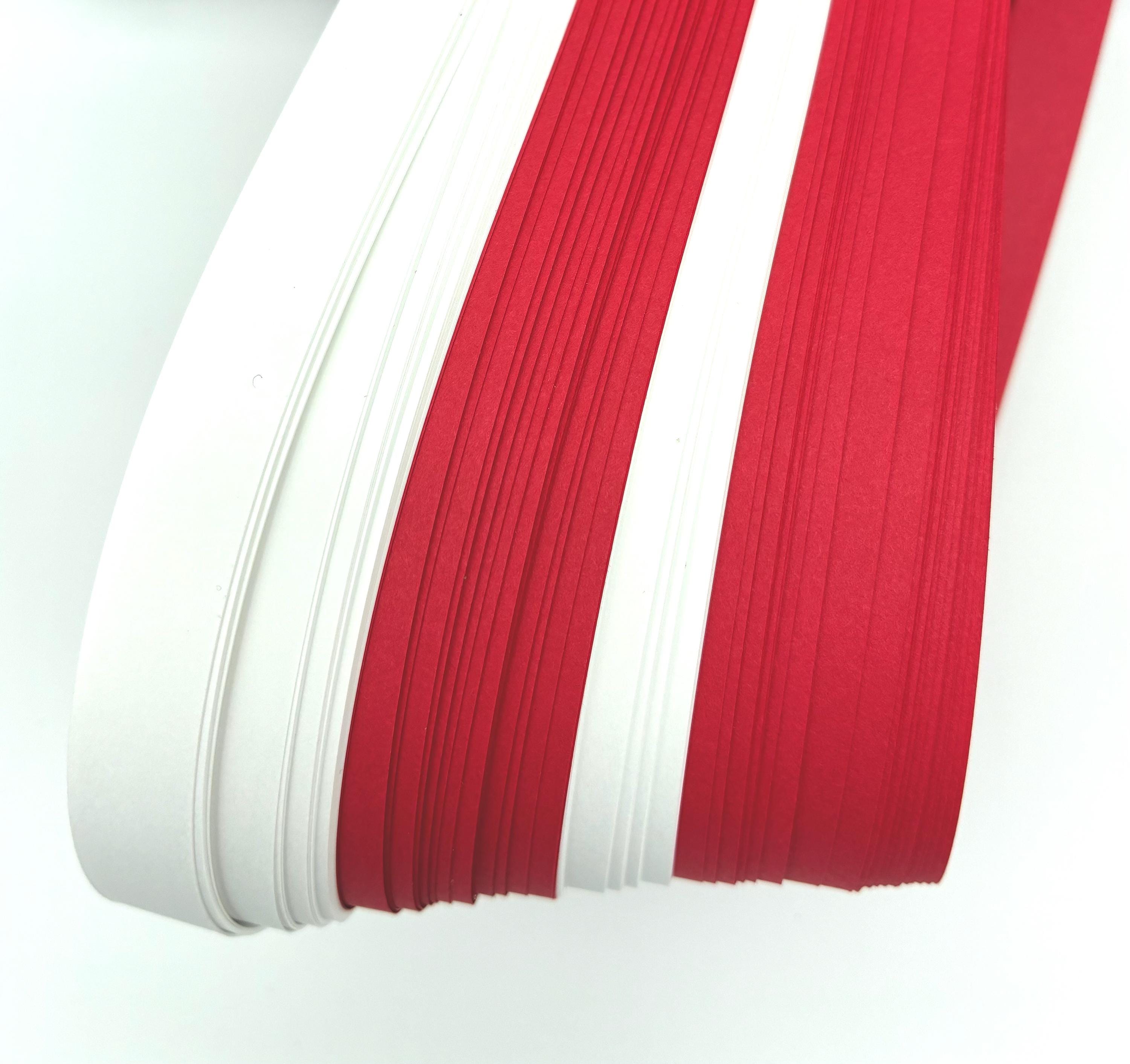 Paper Star Kit~ Froebel Paper Strips & Instructions (100ct) Red/White