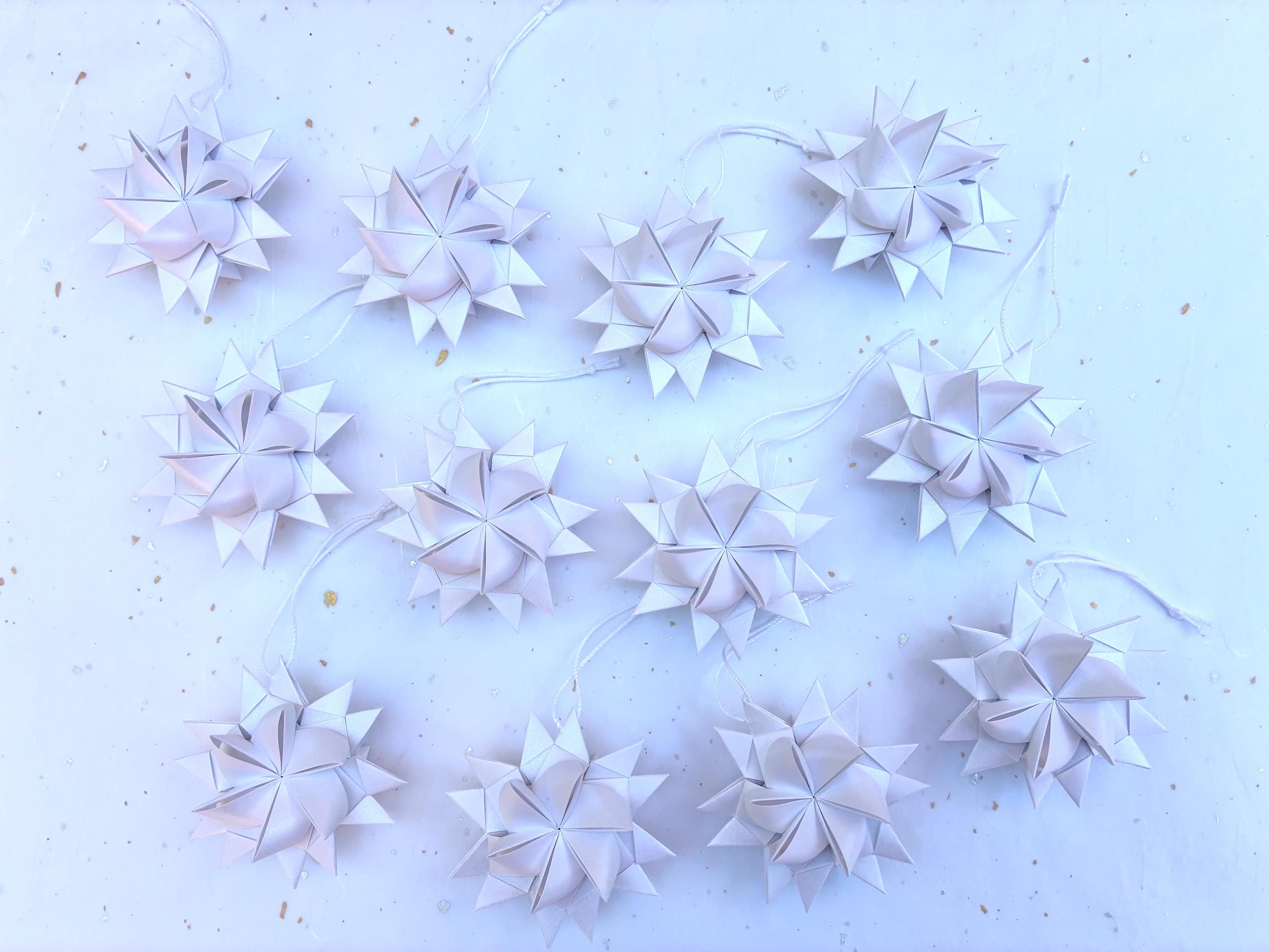 Moravian Paper Star Ornaments ~You Choose Color (2.5 inch)