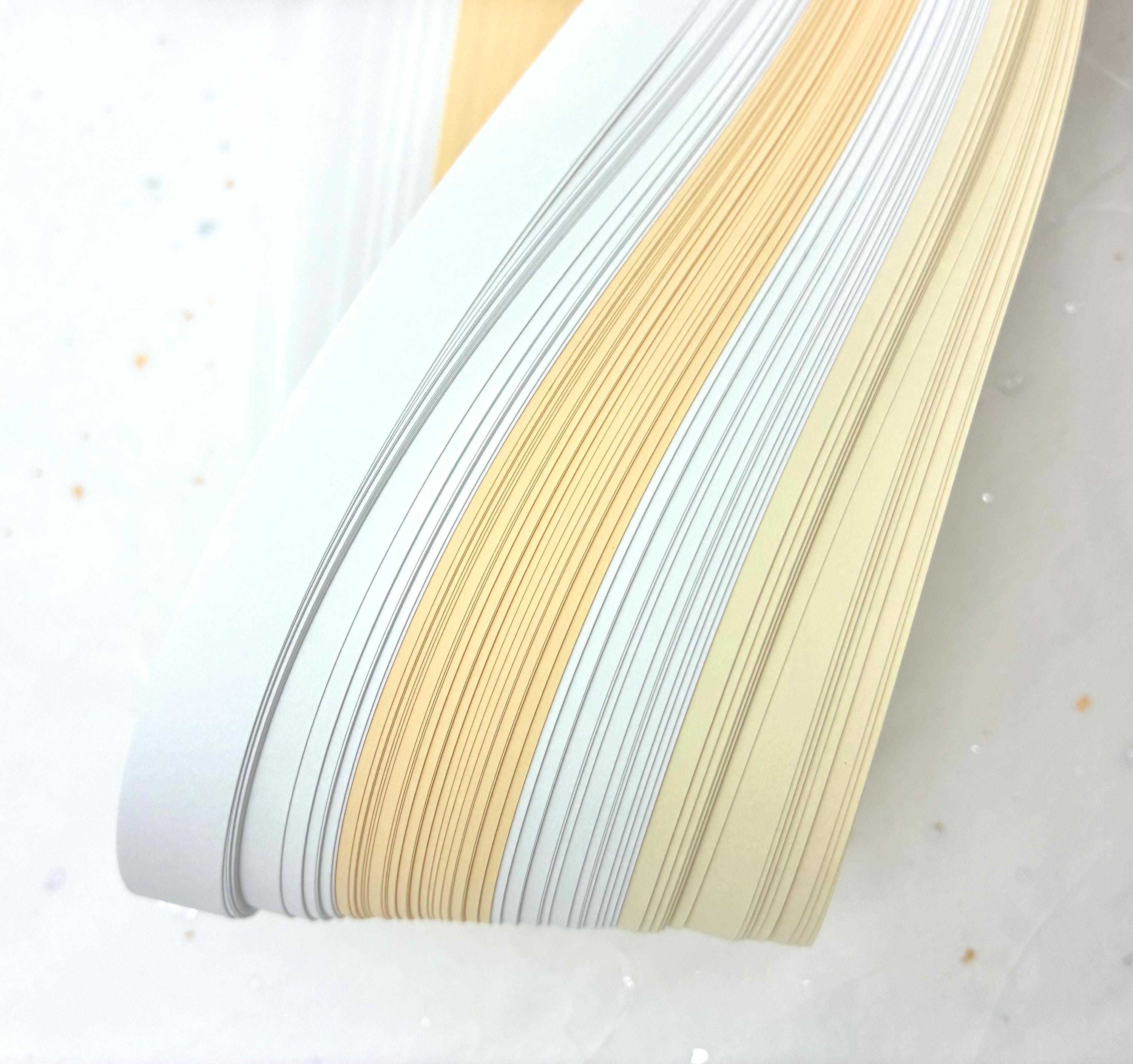 Paper Star Kit~ Froebel Paper Strips & Instructions (100ct) White/Cream/Ivory