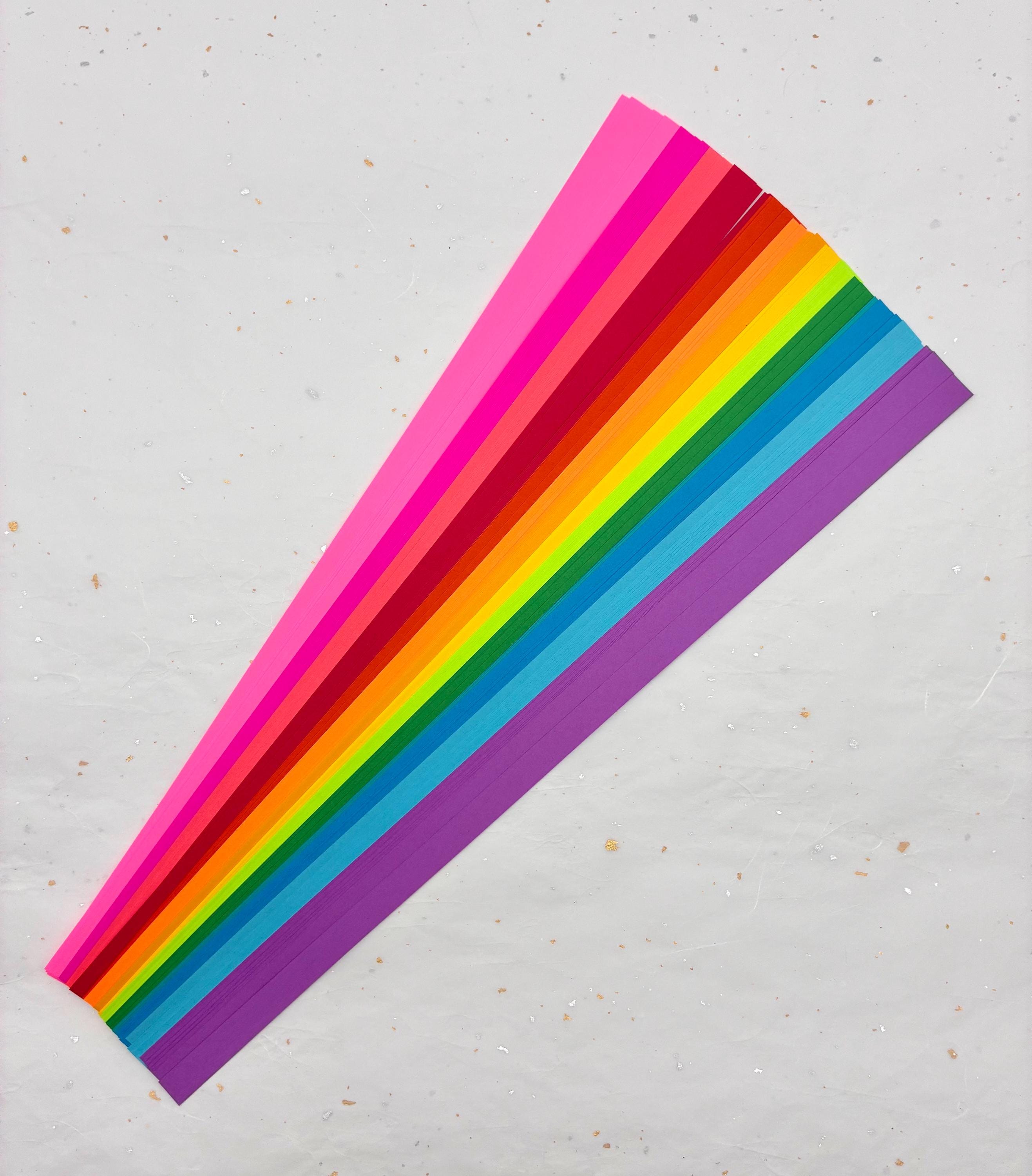 Paper Star Kit~ Froebel Paper Strips & Instructions (100ct) Rainbow