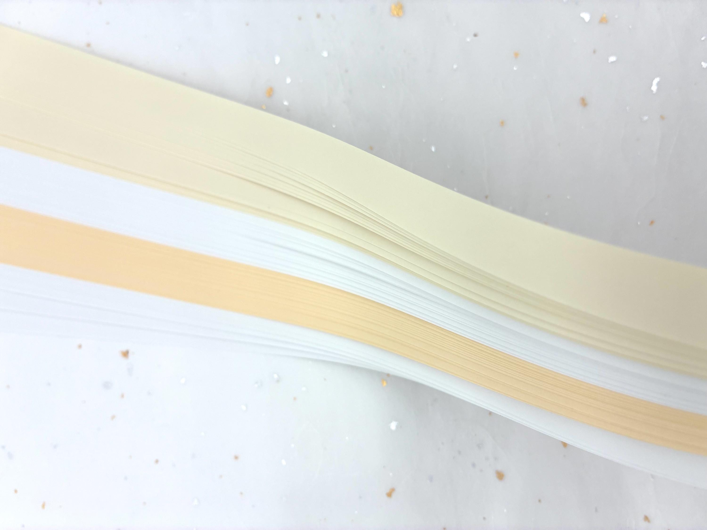 Paper Star Kit~ Froebel Paper Strips & Instructions (100ct) White/Cream/Ivory