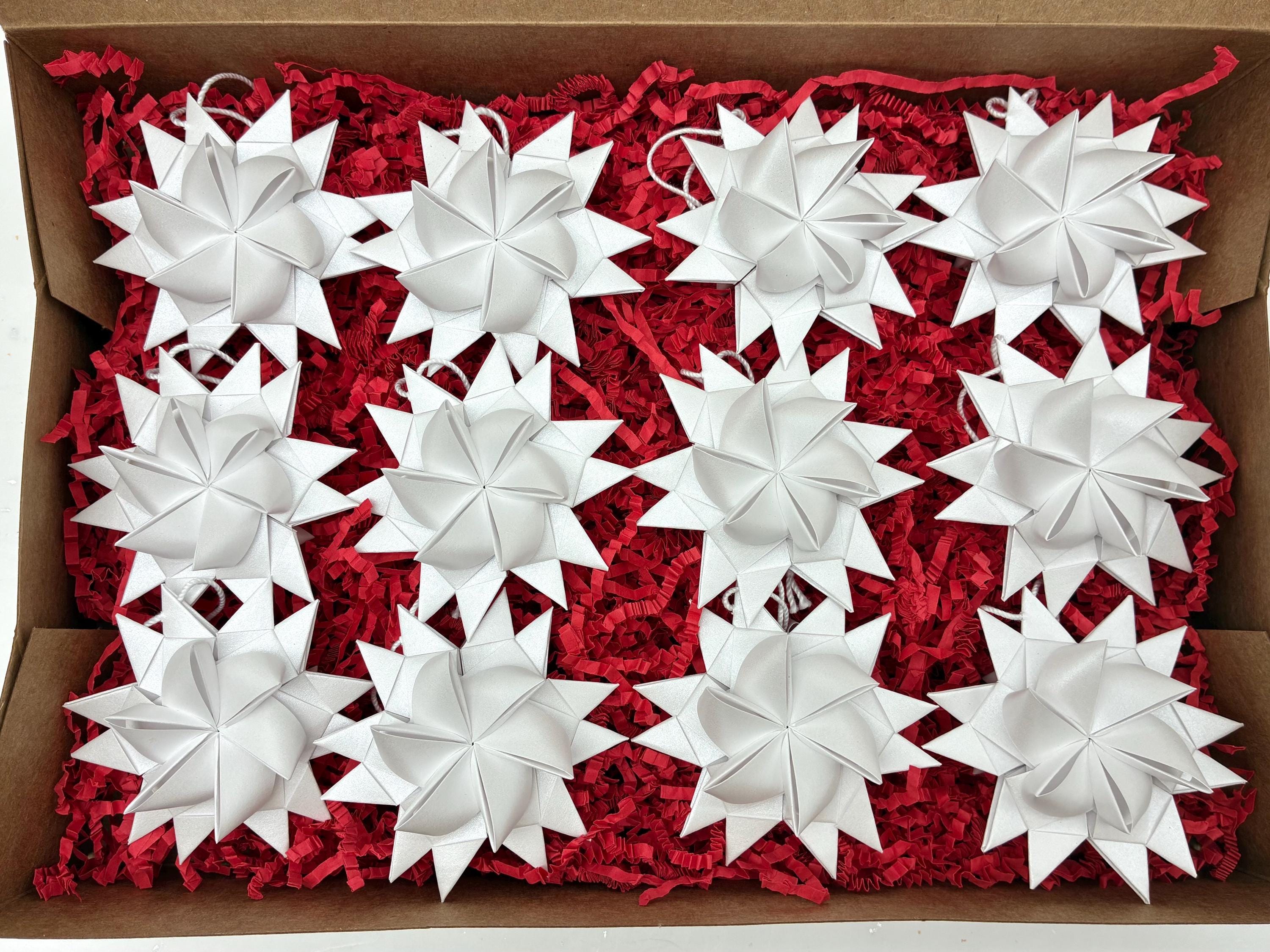 Moravian Paper Star Ornaments ~You Choose Color (2.5 inch)