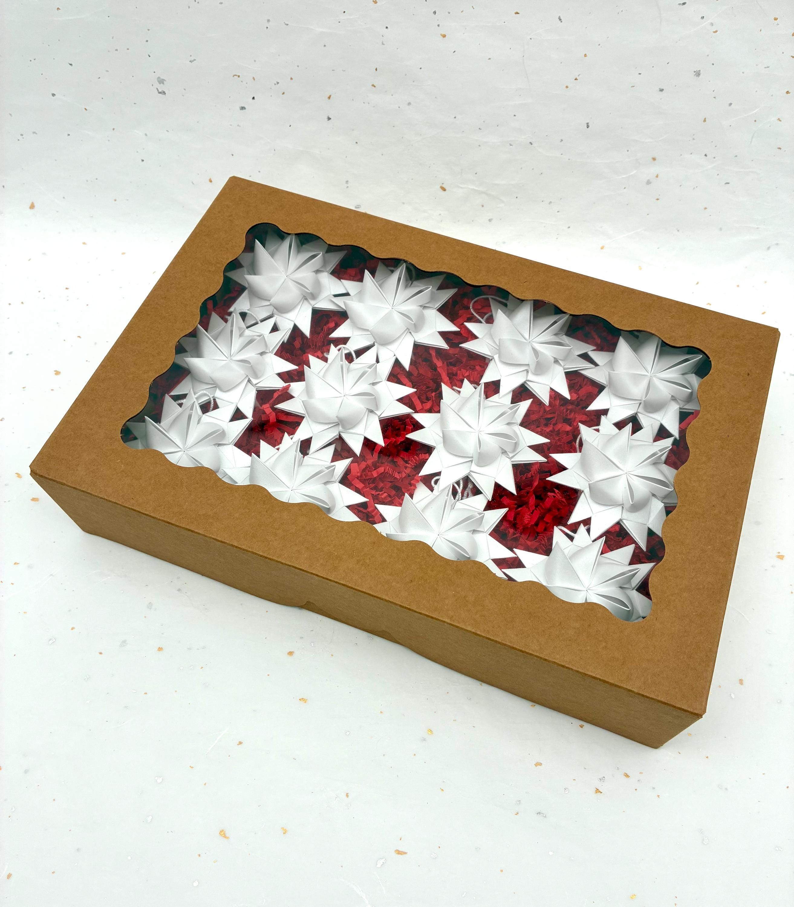 Moravian Paper Star Ornaments ~You Choose Color (2.5 inch)