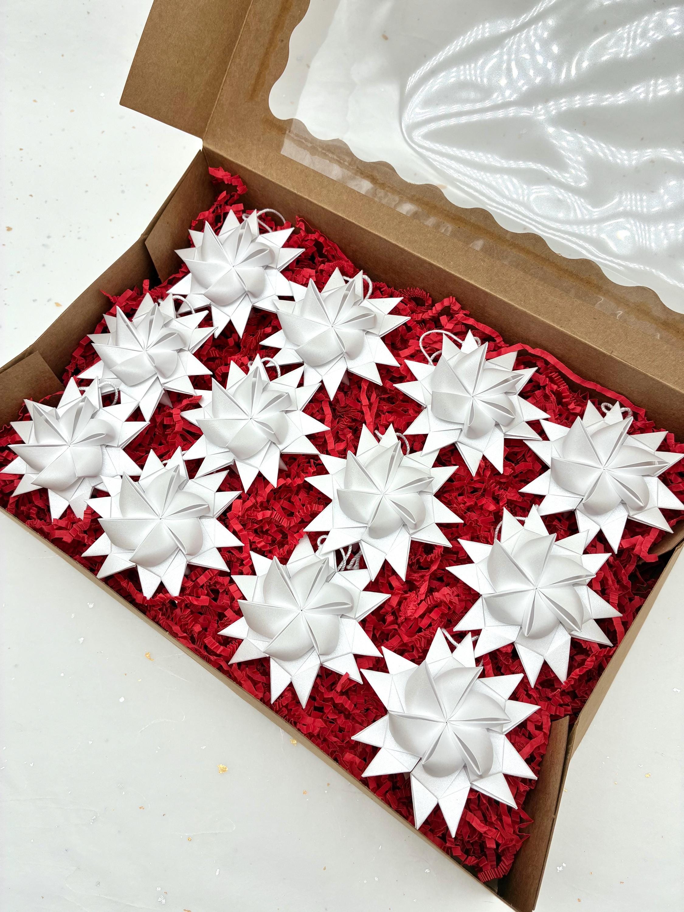 Moravian Paper Star Ornaments ~You Choose Color (2.5 inch)